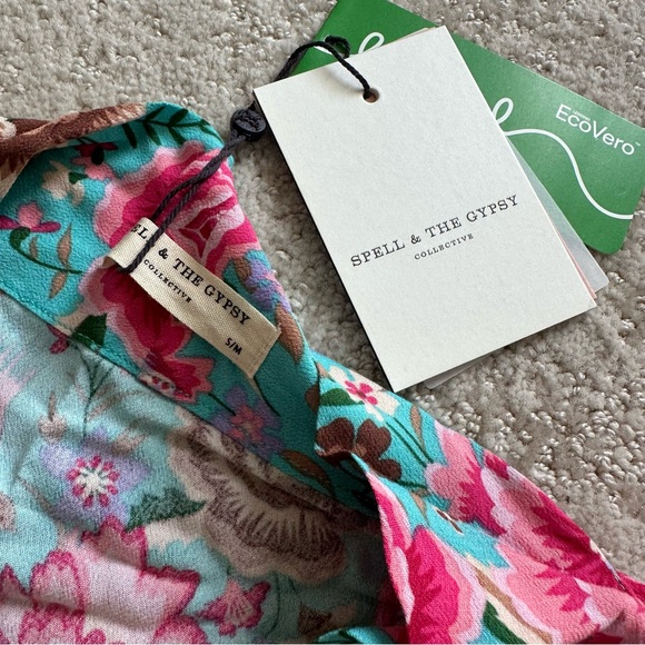 Spell Unicorn Tears Babushka Kimono S/M NWT - Picture 2 of 4